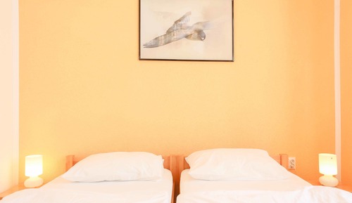 Comfort-Doppel- oder -Zweibettzimmer, eigenes Bad, Stadtblick
