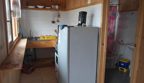 Familien-Ferienhütte, 2 Schlafzimmer, eigenes Bad (5 pax)