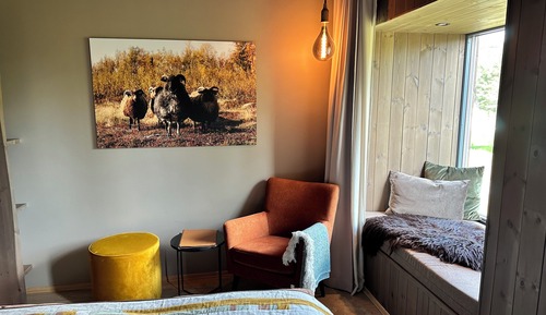 Comfort-Doppel- oder -Zweibettzimmer, 1 Queen-Bett, Bergblick