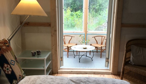 Design-Studio, 1 Schlafzimmer, Gartenblick, zum Garten hin