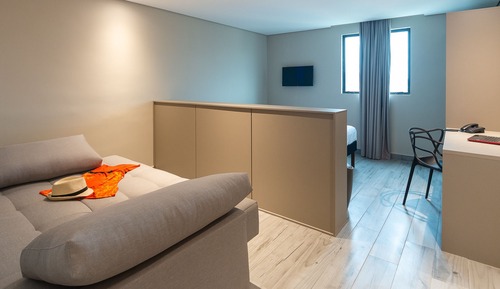 Familienapartment, 1 Doppelbett und Schlafsofa