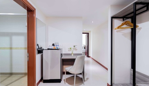 Familienzimmer, 2 Doppelbetten, Nichtraucher (Larger Room)