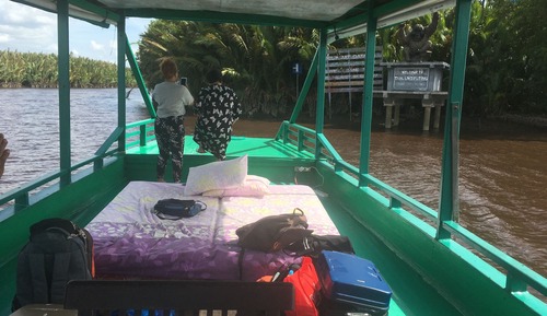 Panorama-Zimmer, 1 Schlafzimmer, Flussblick, auf dem Wassser