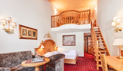 Gallery-Studiosuite, 1 King-Bett, Bergblick