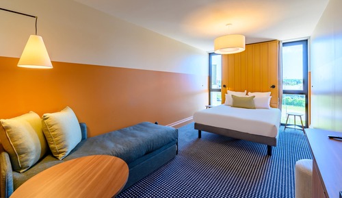 Junior-Suite, 1 Queen-Bett und Schlafsofa