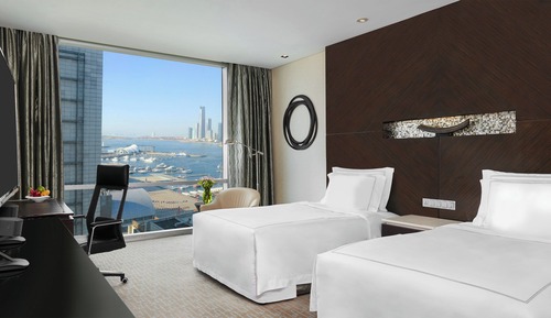 Classic-Zimmer, 2 Doppelbetten, Meerblick