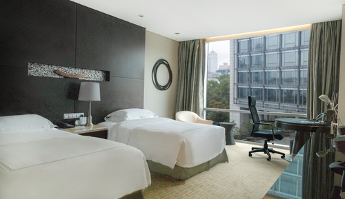 Classic-Zimmer, 2 Doppelbetten, Zutritt zur Club Lounge, Stadtblick