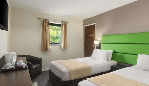 Zweibettzimmer, 2 Einzelbetten