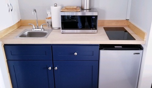 Familienzimmer, Kochnische, Poolblick (Anchor Building)