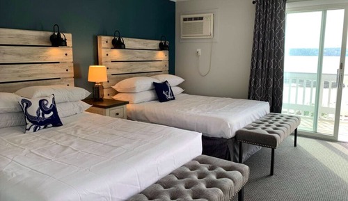 Panorama-Zimmer, 2 Queen-Betten, Balkon, Meerblick (Pier Building)