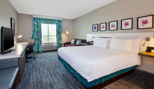 Zimmer, 1 King-Bett, barrierefrei (Mobility & Hearing - Roll-in Shower)