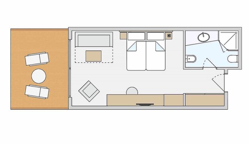 Classic-Doppelzimmer (Single with Child)