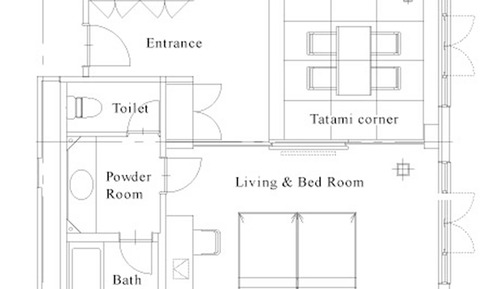 Premium-Zweibettzimmer (Tatami)