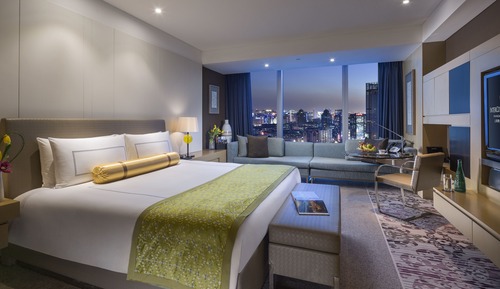 Classic-Zimmer, 1 King-Bett, Stadtblick
