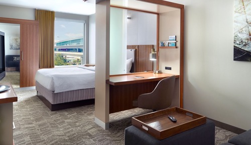 Suite, 1 King-Bett und Schlafsofa (Mobility/Hearing Accessible, Tub)