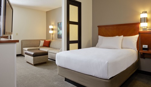 Zimmer, 1 King-Bett und Schlafsofa, barrierefrei (Shower)