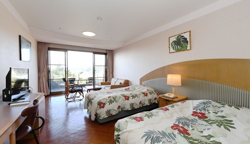 Zimmer, Nichtraucher, Strandblick (ROH-Ground Floor-Japanese or Twin)