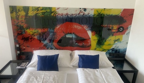 Design-Doppelzimmer, Balkon, Seeseite