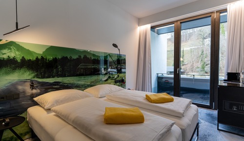 Classic-Doppelzimmer, Balkon, Bergseite