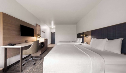 Zimmer, 2 Queen-Betten, barrierefrei, Nichtraucher (Mobility,Hearing,Tub w/Grab Bars)