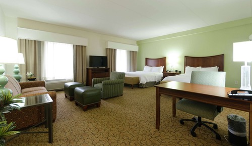 Studio, 2 Queen-Betten, barrierefrei, Nichtraucher (Mobility & Hearing, Roll-in Shower)