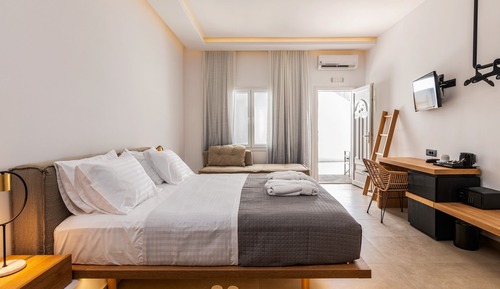 Superior-Doppelzimmer, Blick auf den Innenhof