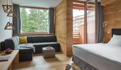 Deluxe-Zimmer, 1 Doppelbett und Schlafsofa, Balkon