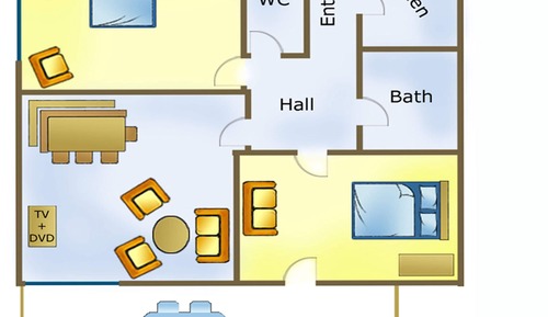 Classic-Apartment, 3 Schlafzimmer (4-6)