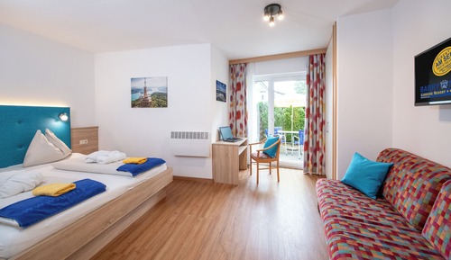 Comfort-Apartment, 3 Schlafzimmer, Terrasse, Gartenblick