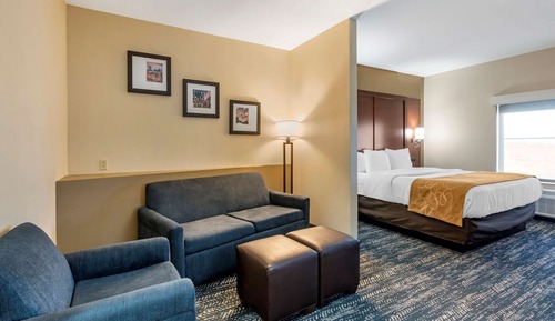 Suite, 1 King-Bett und Schlafsofa, barrierefrei, Nichtraucher