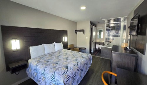 Habitación, 1 cama de matrimonio grande, no fumadores, bañera de hidromasaje