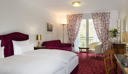 Deluxe-Zweibettzimmer, Parkblick, zum Garten hin