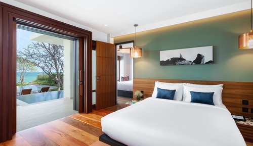 Familienvilla, eigener Pool, Strandblick