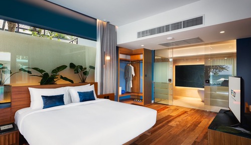 Villa, Poolzugang, Strandblick