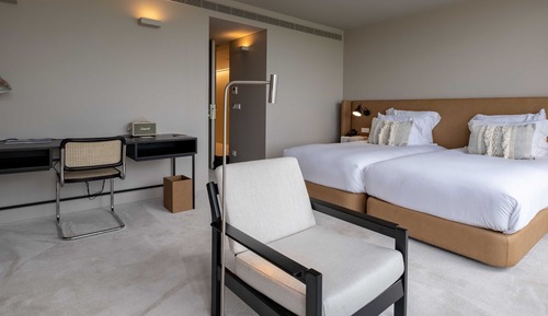 Premium-Doppelzimmer, Terrasse, Flussblick