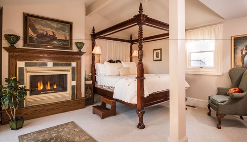 Luxury-Zimmer, 1 Queen-Bett, Kamin