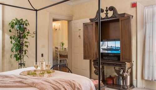 Deluxe-Zimmer, 1 Queen-Bett, Terrasse, Gartenblick