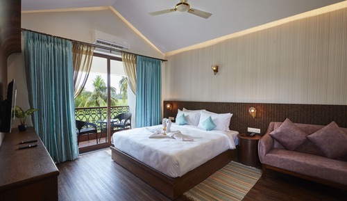 Luxury-Zimmer, 1 King-Bett, Gartenblick