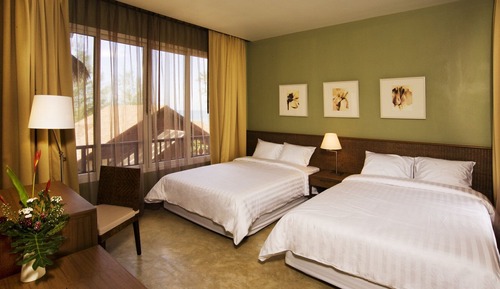 Familien-Suite, 2 Doppelbetten, Gartenblick