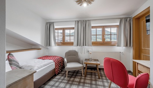 Economy-Einzelzimmer, 1 Einzelbett, Nichtraucher, Bergblick