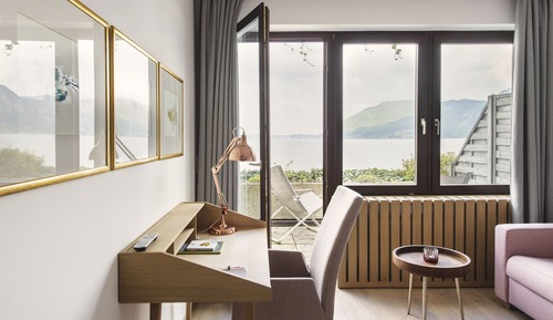 Design-Doppelzimmer, Balkon, Seeblick (Mini)