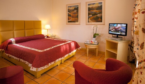 Standard-Doppel- oder -Zweibettzimmer, Terrasse