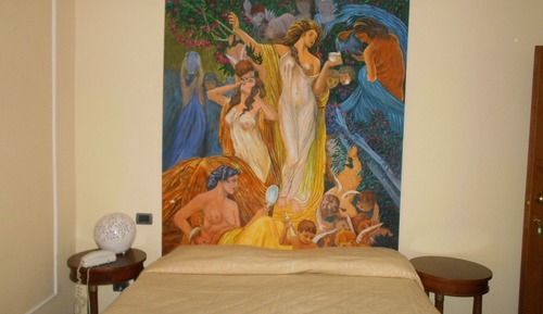 Premium-Doppelzimmer, mit Bad, Blick auf den Innenhof