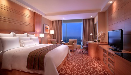 Panorama-Zimmer, 1 King-Bett, Stadtblick