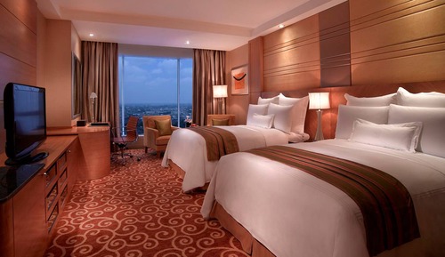 Deluxe-Zimmer, 2 Einzelbetten, Raucher, Stadtblick