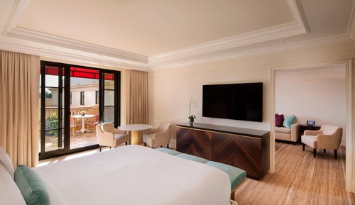 Suite, 1 King-Bett, Nichtraucher, Poolblick (Terrace)