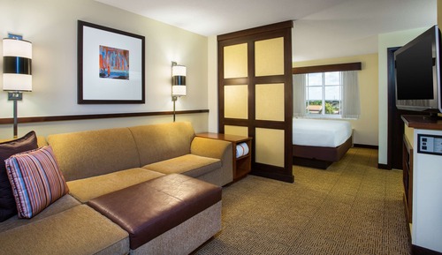 Zimmer, 1 King-Bett und Schlafsofa (High Floor)