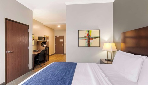 Standardzimmer, 1 King-Bett, barrierefrei, Kühlschrank und Mikrowelle (Living Room)