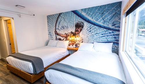 Standardzimmer, 2 Queen-Betten, Bergblick