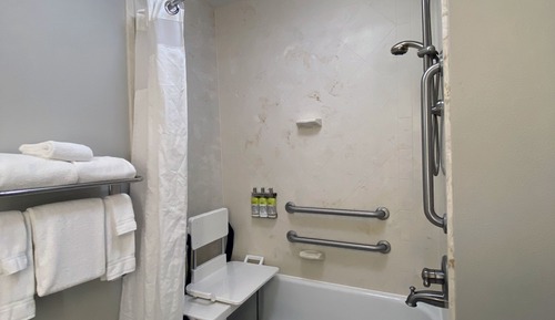 Standardzimmer, 1 King-Bett, barrierefrei (Communications, Roll-In Shower)
